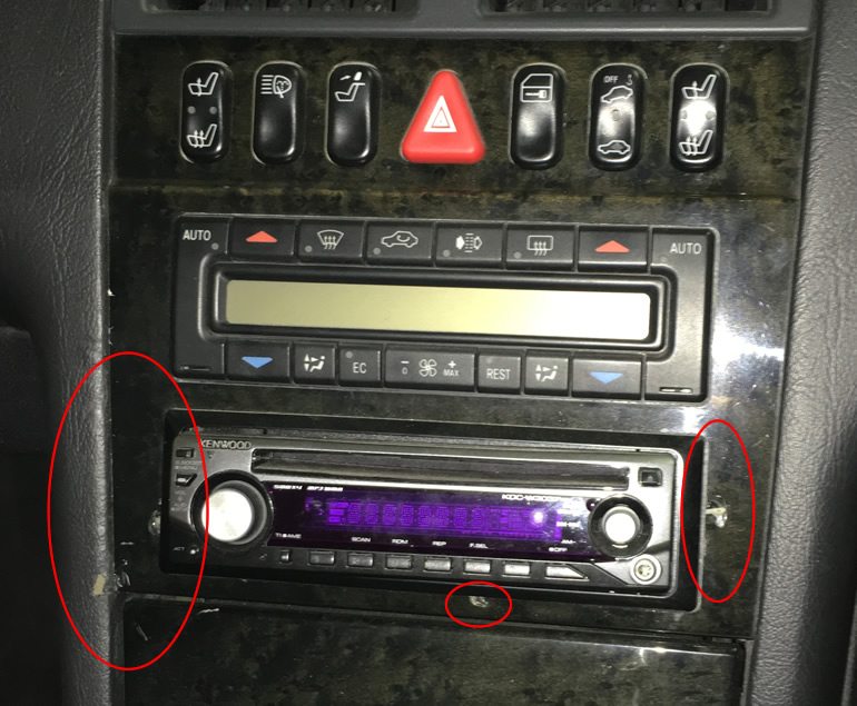damage when not using radio removal keys