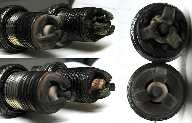 carbon fouled spark plug