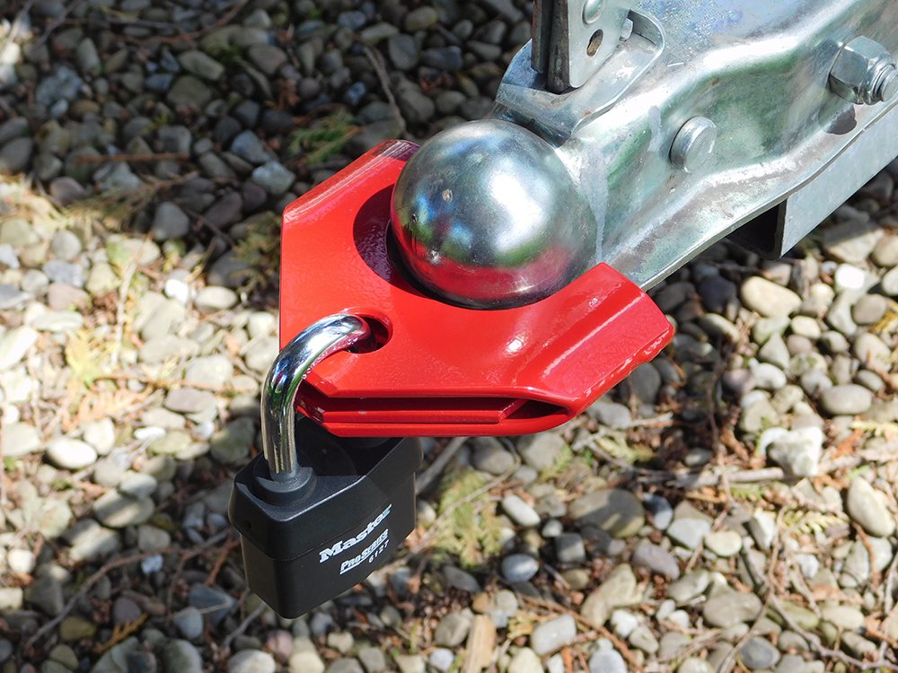 trailer coupler lock