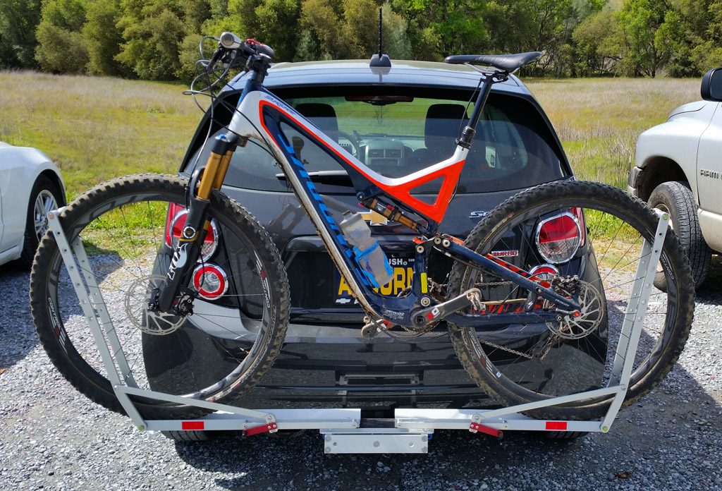 tail hitch bike rack