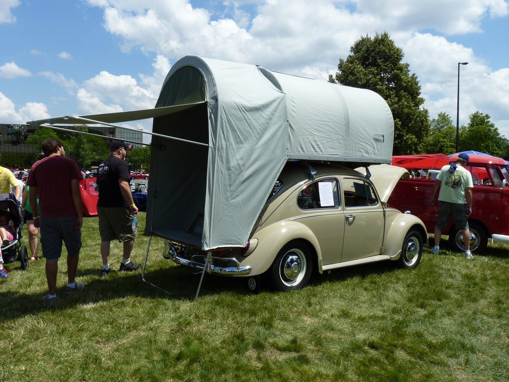 small car roof top tent