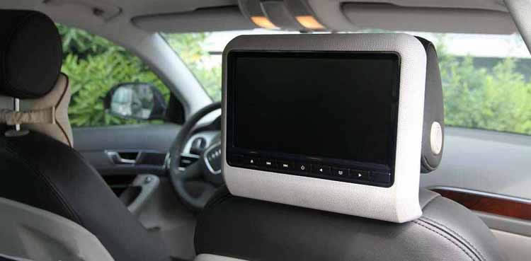 best car dvd player headrest