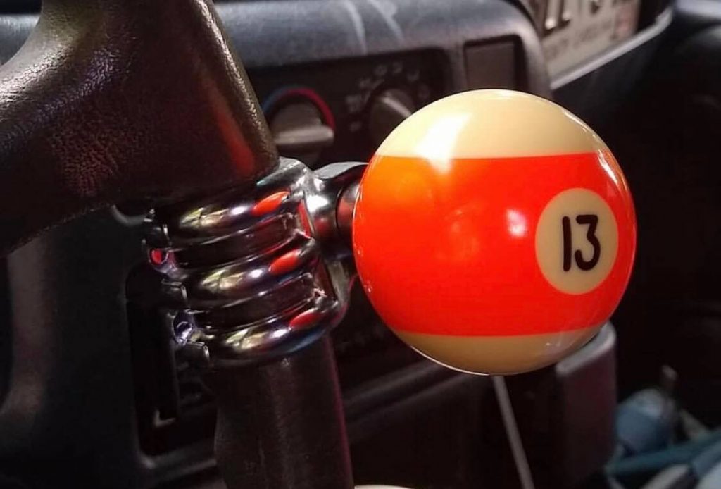 steering wheel spinner knob